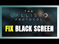 How to FIX The Callisto Protocol Black Screen!