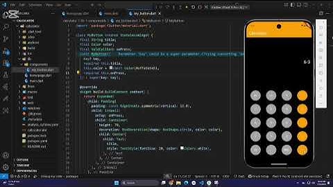 Flutter Calculator App UI & Logic | Complete Project with Source Code (Dart & Flutter Tutorial)