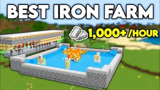 Minecraft Easy IRON Farm Tutorial 1.20 For Bedrock/Java/PE @GojoGamerz