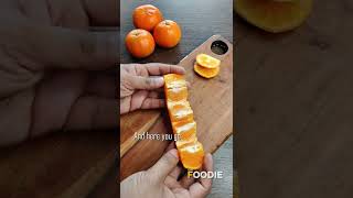 How to cut an orange the right way 🍊 | Easy Kitchen Hacks | #shorts