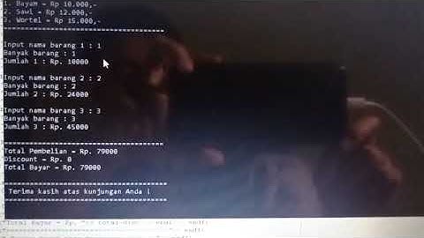 TUGAS INFORMATIKA PROG KASIR SWALAYAN DENGAN BORLAND C++ 5.02 KELAS 11 IPS KELOMPOK 2