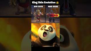 Evolution Of Barbarian King Skin In Coc⏩ #clashofclans #coc #viral #shorts
