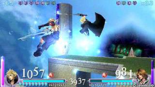 Dissidia (ad-hoc)~23 Cloud(hirako) vs. Tidus(iVan) same vid
