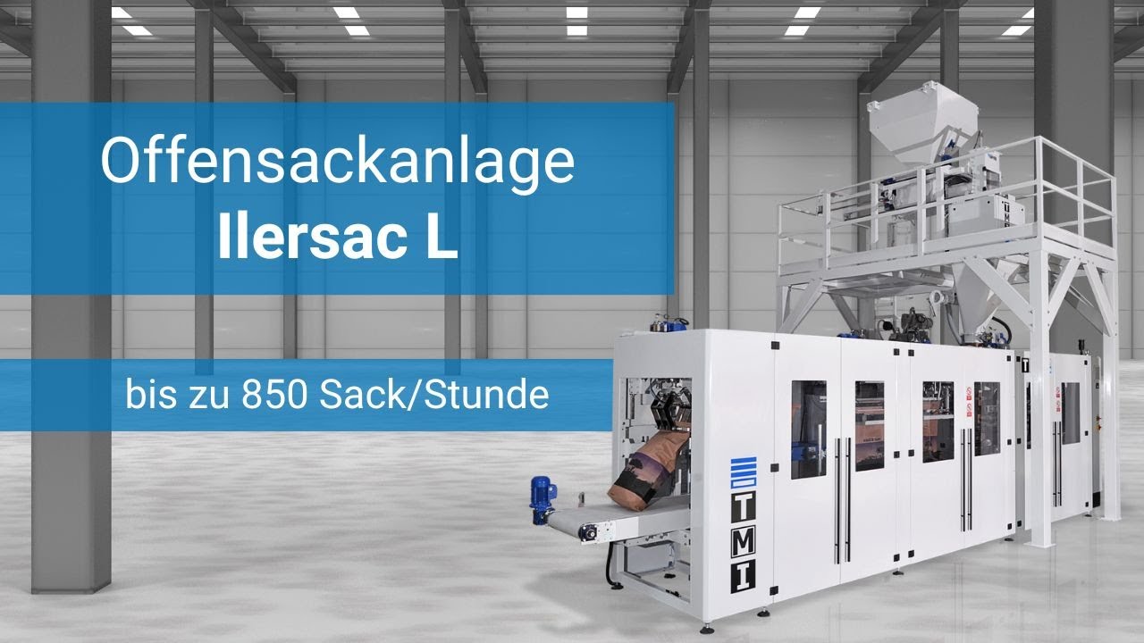 Offensackautomat Model L für Soya Saatgut/ SSB Wägetechnik