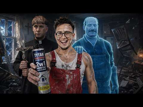 A haunted HOUSE!? 😮 and the priest isn't any better.. 🤣 BUILDER SIMULATOR #8