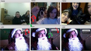 Early Christmas on Chatroulette (Santa Claus Fun)