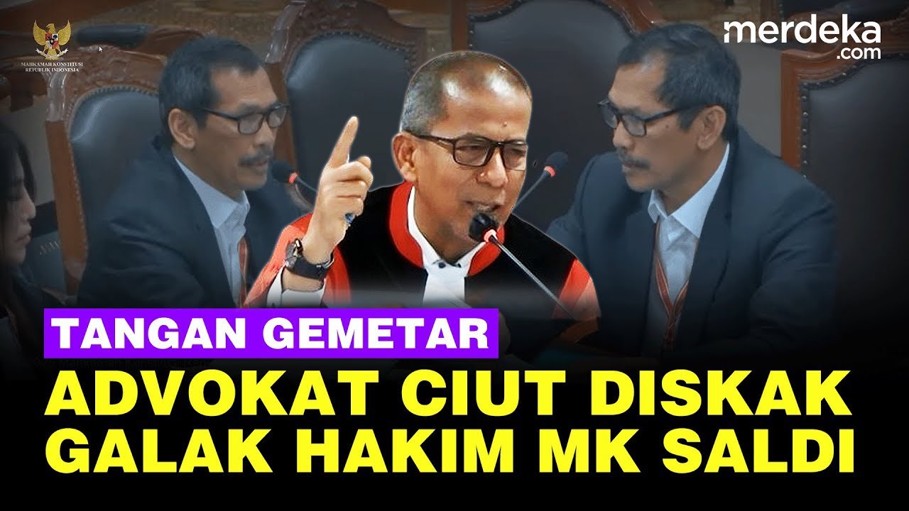 Galak Hakim MK Saldi Isra Skak Advokat sampai Gemetar, Cecar Kerugian Singgung Ijazah