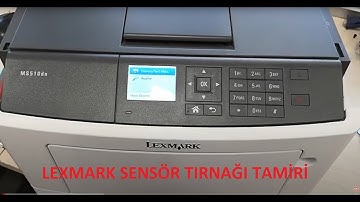 LEXMARK Standart Sele Kağıt Sıkıştı Hatası  ÇÖZÜMÜ - Standard Bin Full ERROR FİX Ms Mx Mc B series