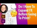 What To Do With Illustrator Live FX & Live Objects Before Printing?