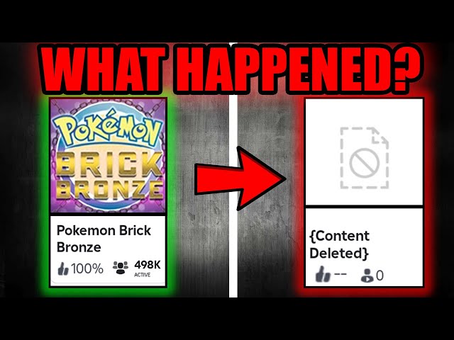 How Roblox's Biggest Pokémon Game got BANNED (Pokemon Brick