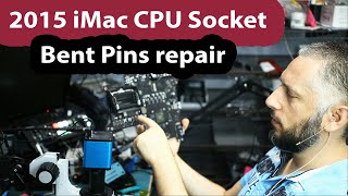 Famous 2015 iMac Damaged CPU Socket bent pins repair Net Worth