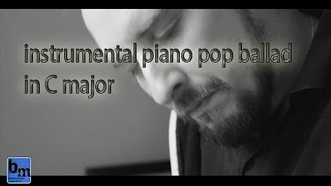 a song for my girlfriend - instrumental pop ballad in C major backing track