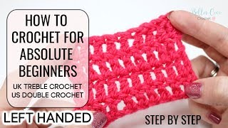 Celebrity HOW TO CROCHET LEFT HANDED FOR ABSOLUTE BEGINNERS | UK TREBLE/US DOUBLE EPISODE 3 Bella Coco Crochet Profile