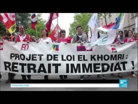 France strikes: Thousands expected on streets against labour reforms