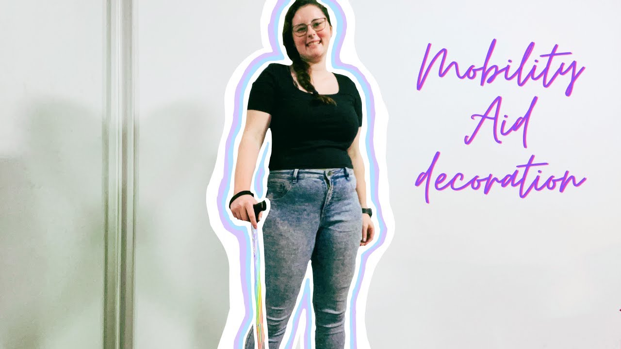 Decorating my walking stick || Uni with a disability