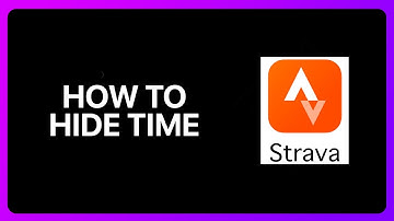 How To Hide Time On Strava Tutorial