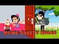 Home safety rules song  daily safety kids song  awareness rhyme  bindis music  rhymes