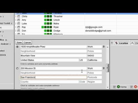 UCM - Address validation