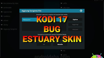 KODI 17 BUG ESTUARY SKIN