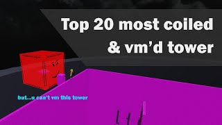 Jtoh Fun Facts - Top 20 Most Coiled Vmd Tower