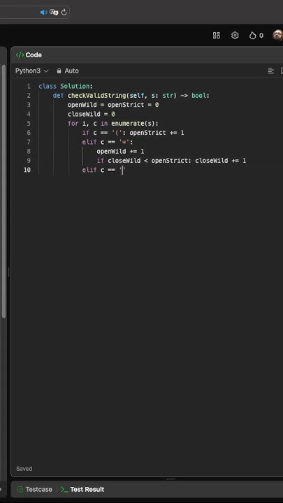 Leetcode 678: Valid Parenthesis String - YouTube