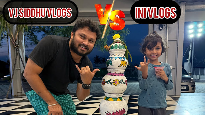 😎 கோல போட்டிக்கு ரெடியா? Vj Siddhu vlogs -ஆ Ini vlogs-ஆ