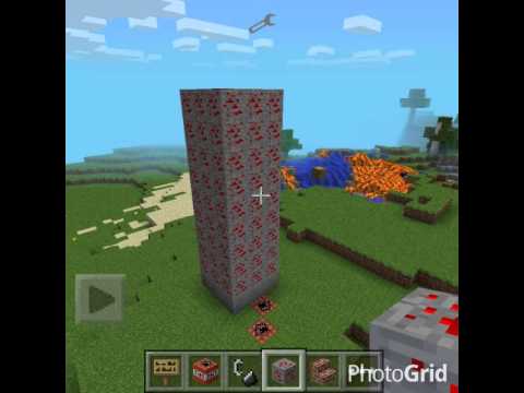 Cara Membuat Animal Volcano Di MineCraft PE - YouTube