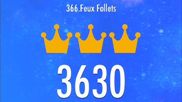 Piano Tiles 2 - Feux Follets 3630 score, LEGENDARY 2nd World Record!!!