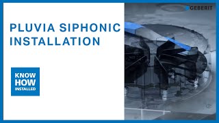 Geberit Pluvia Siphonic Roof Drainage Installation