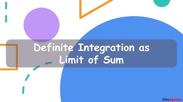 Limit of Sum - Definite Integration | Definite Integrals Tricks | NIMCET | IIT JEE
