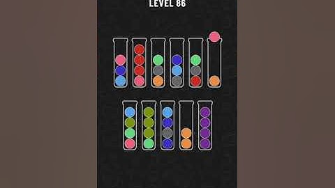 Ball Sort Puzzle Level 86 | Puzzle Game  | Complete Level