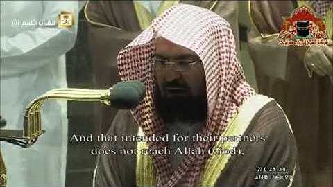 صلاة التراويح رمضان 1441هـ الليلة 10 الشيخ عبدالرحمن السديس من سورة الانعام