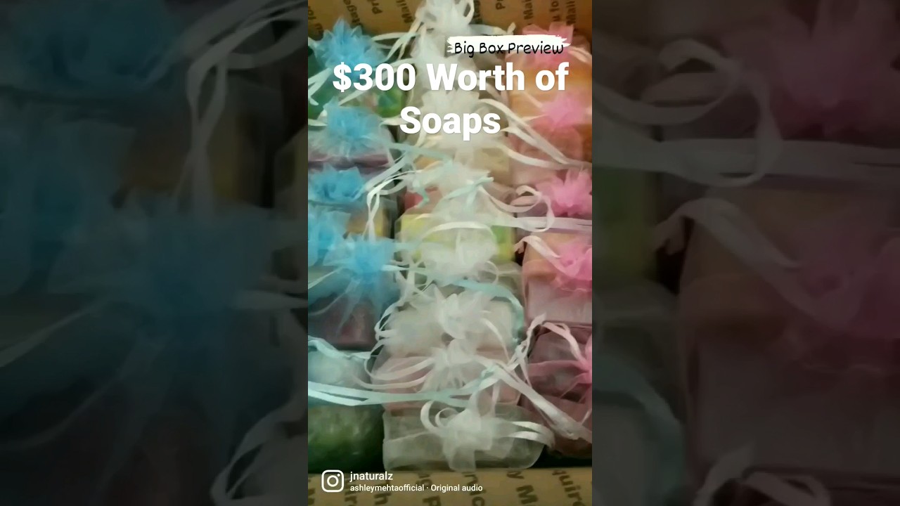 Huge Skin Care Box!! What $300 in Handmade Natural Artisan Soaps Looks Like Get Some Beautiful Skin