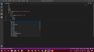 Mayor Menor - PYTHON