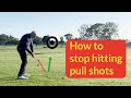 How to stop pulling the ball left with iron shots
