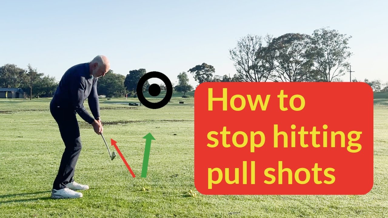 How to stop pulling the ball left with iron shots YouTube
