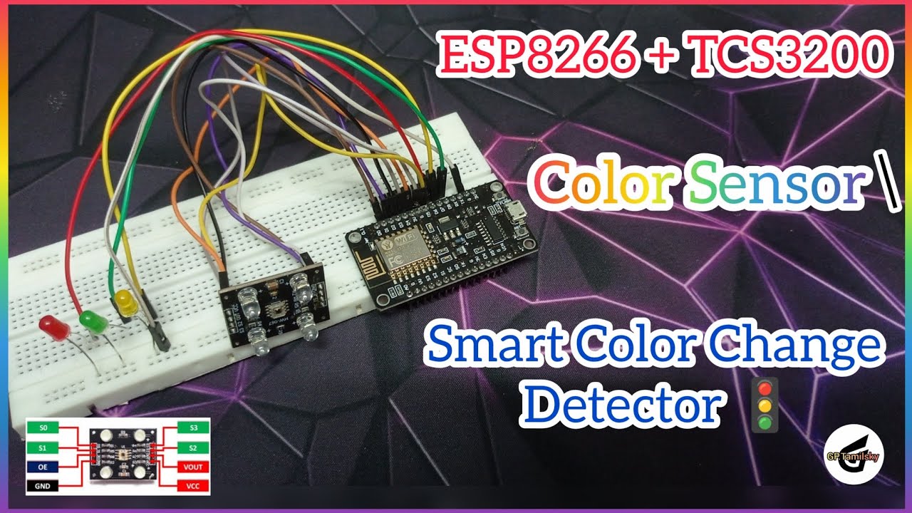🤯 Color Detection Project using ESP8266 & TCS3200 | IoT Magic! - YouTube