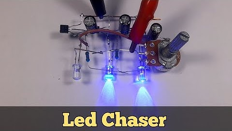 How To Make LED  Chaser  without IC #led #bc547 #transistor #resistor #frequency #generator