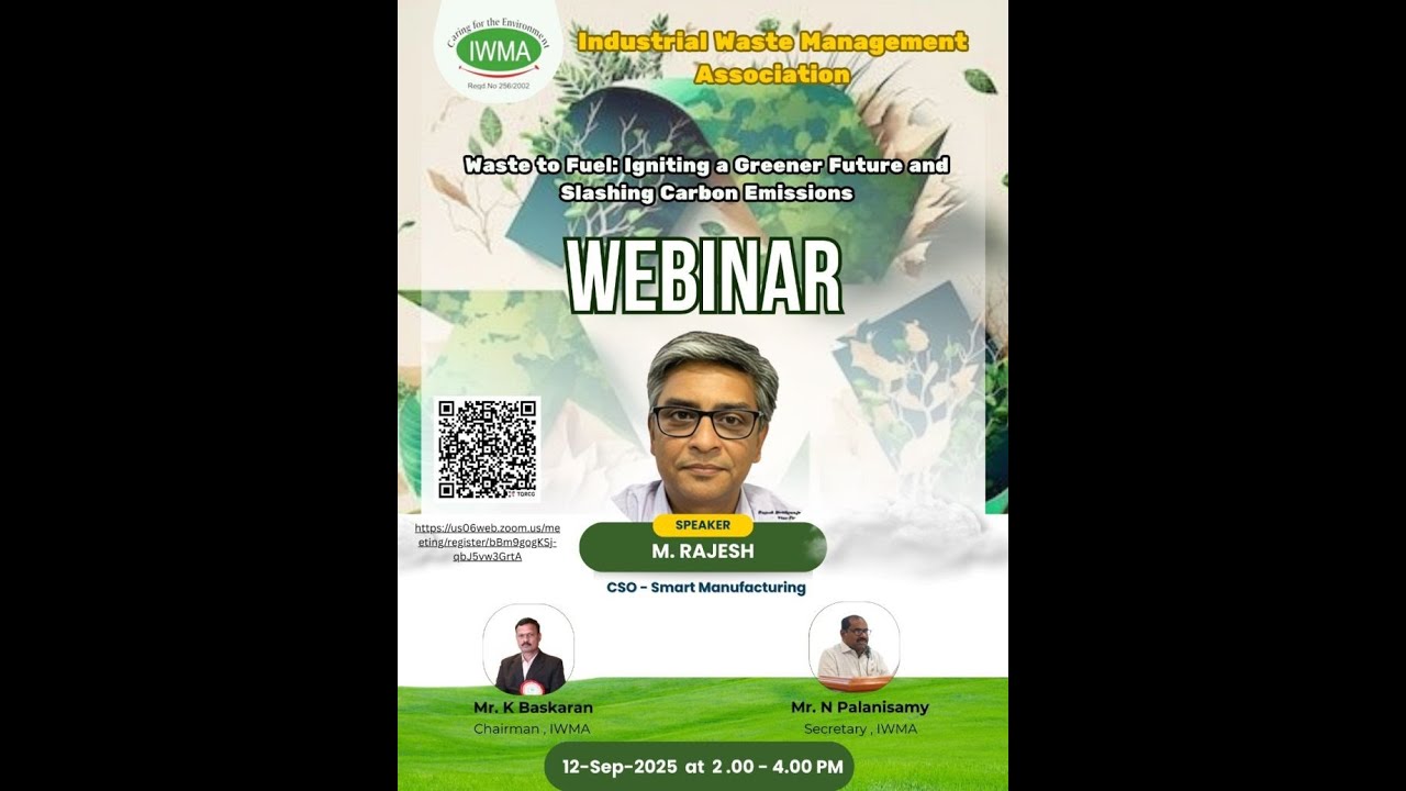 IWMA's 68th Webinar Waste to Fuel Igniting a Greener Future & Slashing ...
