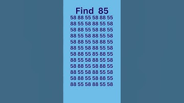 can you find 85 in 5 seconds? #wordpuzzlegame #game #mathematics #mindbendingquiz #puzzle6 5