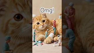 Cats are in our care, mini doctors are on duty! #cat #anime #ai #aivideo #doctor #minidoctor