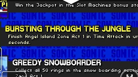 How To Get The Bursting Through The Jungle Achievement In Sonic 3 A.I.R!