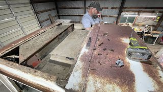 Opening Up the Top of the Cab on the Case 1070 Part 2
