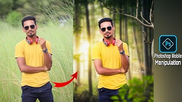 Photoshop mobile manipulation photo editing || ps touch photo editing | Rafsan Editz