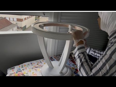 تشطيبات البرندا و اطيب عشاء كوسا محشي و مربى اللبن ورز مع صديقتي ناهد