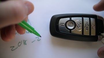 Ford Mustang Remote Key Fob Battery Replacement 2018 2019