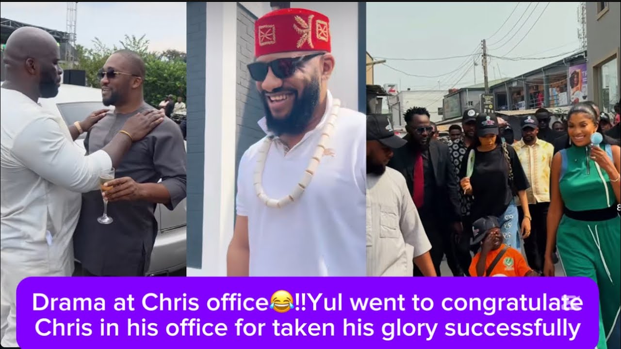 Drama at Chris office😂!!Yul went to congratulate Chris in his office for taken his glory success…