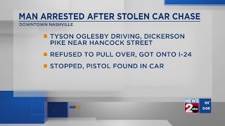 MNPD: Man facing charges for evading arrest in stolen SUV