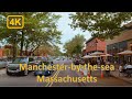 Driving in downtown manchesterbythesea massachusetts  4k60fps