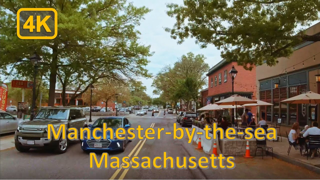 Driving in Downtown Manchesterbythesea, Massachusetts 4K60fps